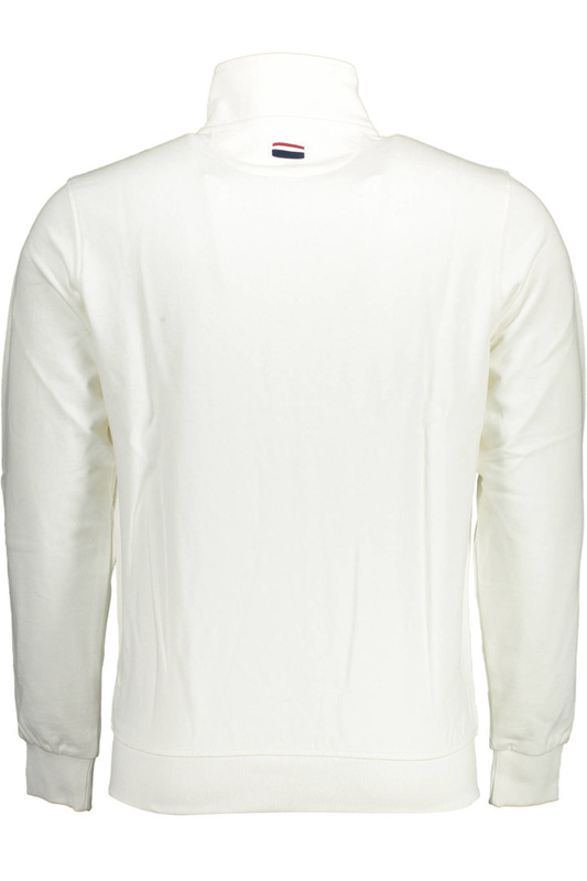 US POLO SWEATSHIRT WITH ZIP WHITE MAN