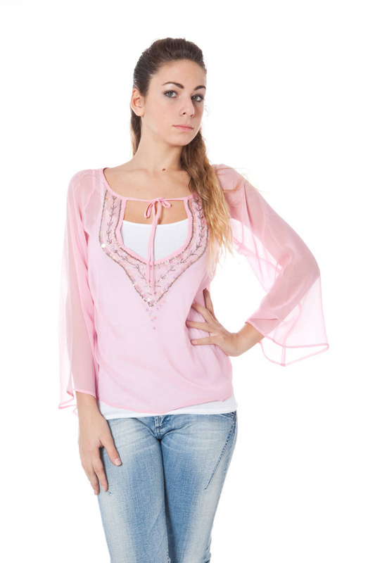 PHARD LONG SLEEVE T-SHIRT PINK WOMAN