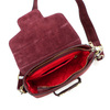 Suede elegant women's shoulder messenger bag