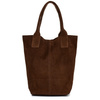 Large leather bag large A4 bag with a dark brown L82 sachet