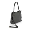 Elegant stylish large women's leather shopperbag