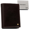 Men's leather wallet for documents with RFID Rovicky