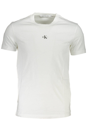 CALVIN KLEIN WHITE MEN'S SHORT SLEEVE T-SHIRT