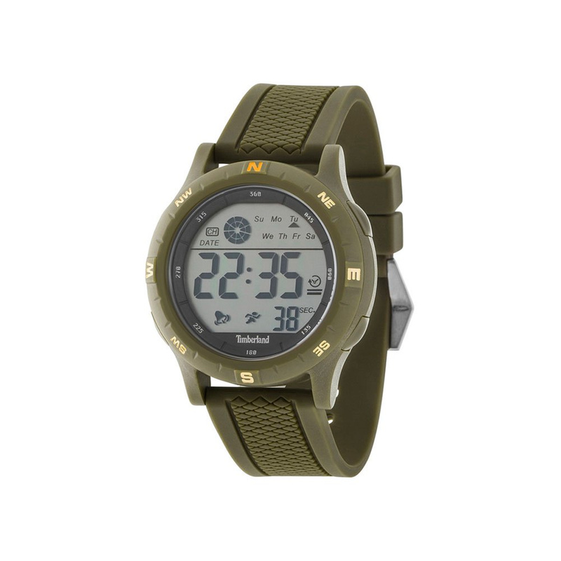 WATCH TIMBERLAND MAN 15006JPGN-04P (GLASTENBURY 45MM SILVER DIGITAL GREEN PL)