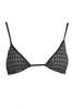 Women's KARL LAGERFELD Lace-up Bikini Top