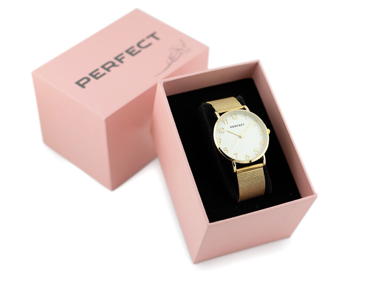 Women's watch with a round dial by PERFECT