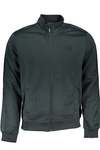 GIAN MARCO VENTURI MEN&#39;S GREEN ZIP SWEATSHIRT