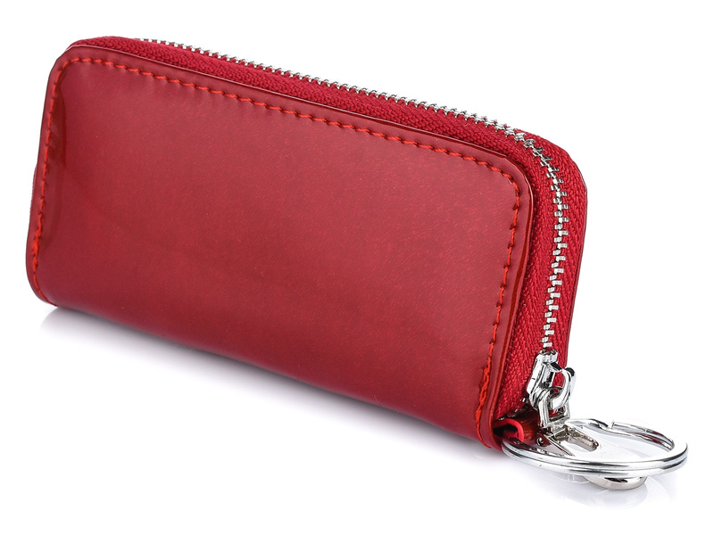 Red leather small women's key case Alessandro Paoli S43 key case