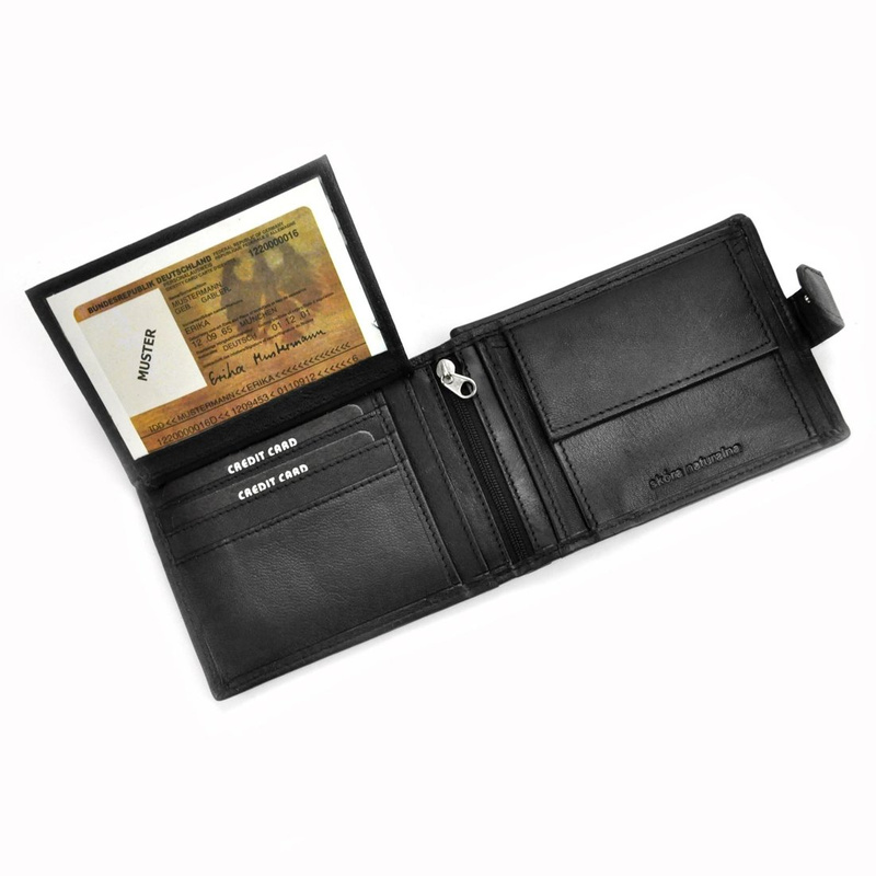 Men's genuine leather wallet Money Kepper CC 5602B