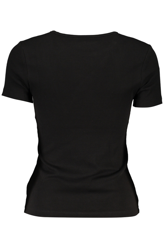 TOMMY HILFIGER DAMEN KURZARM T-SHIRT SCHWARZ