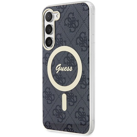 Guess GUHMS23SH4STK S23 S911 czarny/black hardcase 4G MagSage