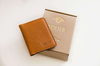 Elegant brown leather wallet SOLIER SW01B maroon