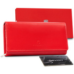 Leather wallet RFID PETERSON PTN RD-12-GCL