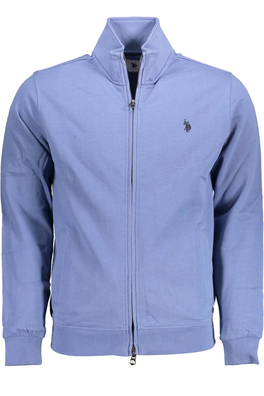 US POLO SWEATSHIRT WITH ZIP WHITE MAN