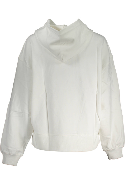 CALVIN KLEIN WOMEN&#39;S SWEATSHIRT WITHOUT ZIP WHITE