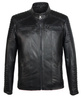 Leather fashionable men's jacket for everyday use