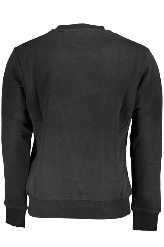 LA MARTINA BLACK MEN&#39;S ZIPLESS SWEATSHIRT