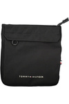 TOMMY HILFIGER MEN&#39;S BLACK SHOULDER BAG