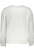 GUESS JEANS WHITE MEN'S SWEATSHIRT WITHOUT ZIP