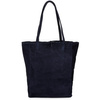 Navy Blue Women's Italian Leather Bag A4 Trouser Bag W18