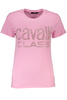 CAVALLI CLASS DAMEN KURZARM T-SHIRT ROSA