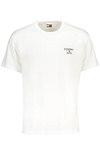 TOMMY HILFIGER MEN&#39;S WHITE SHORT SLEEVE T-SHIRT