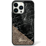 Guess GUHCP14SLCSGSGK iPhone 14 6.1" czarny/black hardcase Liquid Glitter Marble