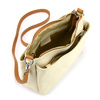 A sleek and roomy leather shoulder bag