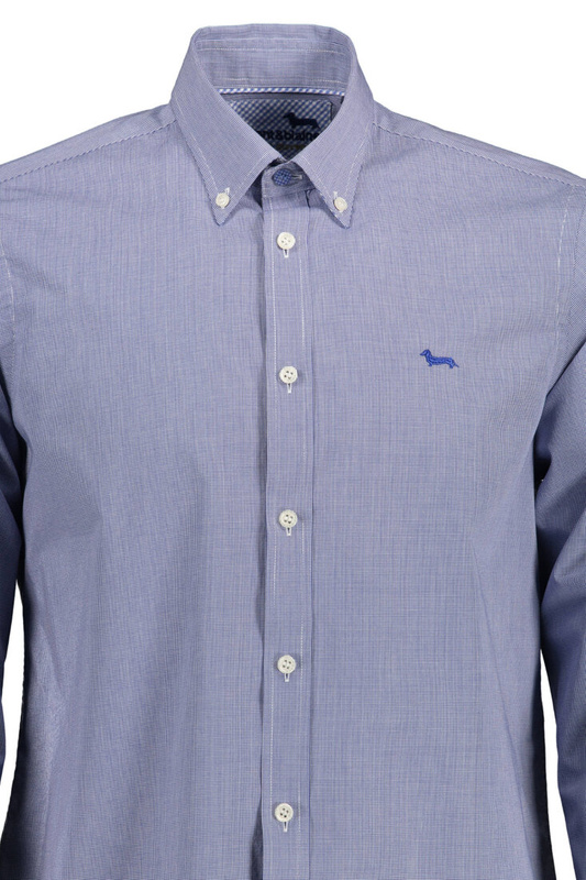 HARMONT&BLAINE MEN's BLUE LONG SLEEVE SHIRT