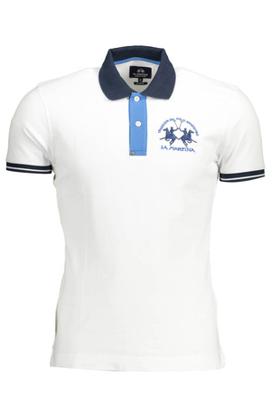 LA MARTINA POLO SHORT SLEEVE MAN WHITE