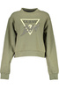 GUESS JEANS SWEATSHIRT WITHOUT ZIP WOMAN GREEN