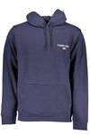 TOMMY HILFIGER MEN&#39;S BLUE ZIPLESS SWEATSHIRT