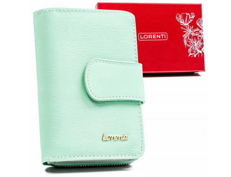 Leather elegant women's wallet Lorenti with RFID