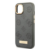 Guess GUHMP13MSAPSTG iPhone 13 6,1" szary/grey hardcase Peony Logo Plate MagSafe