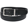 Beltimore A75 men's wide black leather trouser belt : Colors - black, Strap size - r.100-115 cm