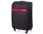 Large soft luggage XL Solier STL1316 black/red