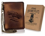 Men's genuine leather wallet Classic Motorcycles N4C-VIN-09