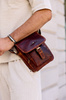 Men's genuine leather sachet Peterson PTN TB-012-COM