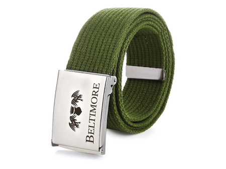 Beltimore centură lungă paracord verde F79 : Culori - verde, Dimensiune curea - r.110-125 cm