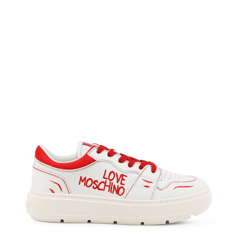 Sneakers Marke Love Moschino Modell JA15254G1GIAA Farbe Weiß. Schuhe Damen. Saison: Frühling/Sommer