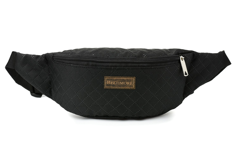 Black kidney pouch hip bag large lacoste BELTIMORE C84