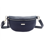 Leather urban crossbody bag by MiaMore