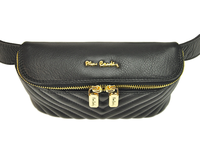 Damen Echtleder Handtasche Pierre Cardin FRZ 1660 LUREX