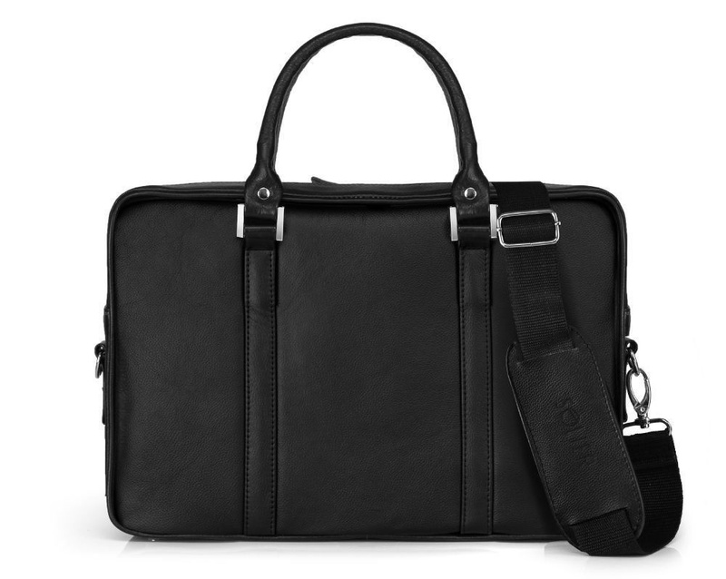 SOLIER ECHTE LEDER LAPTOPTASCHE 15'4 ZOLL BUSINESS UMHÄNGETASCHE GROSS FÜR HERREN SL25