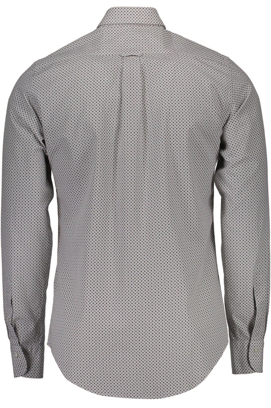 GANT MEN&#39;S WHITE LONG SLEEVE SHIRT