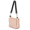 A sleek and roomy leather shoulder bag