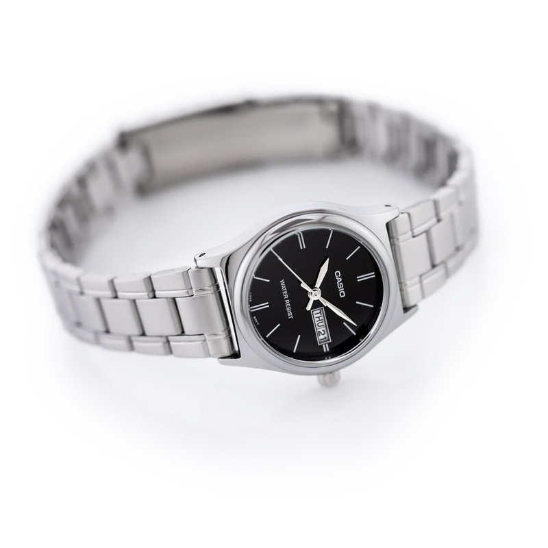 A sleek, minimalist women's watch by Casio