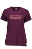 LEVI&#39;S PURPLE WOMAN SHORT SLEEVE T-SHIRT