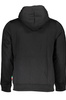 GIAN MARCO VENTURI MEN&#39;S BLACK ZIP SWEATSHIRT