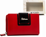 Leather spacious women's wallet Peterson RFID